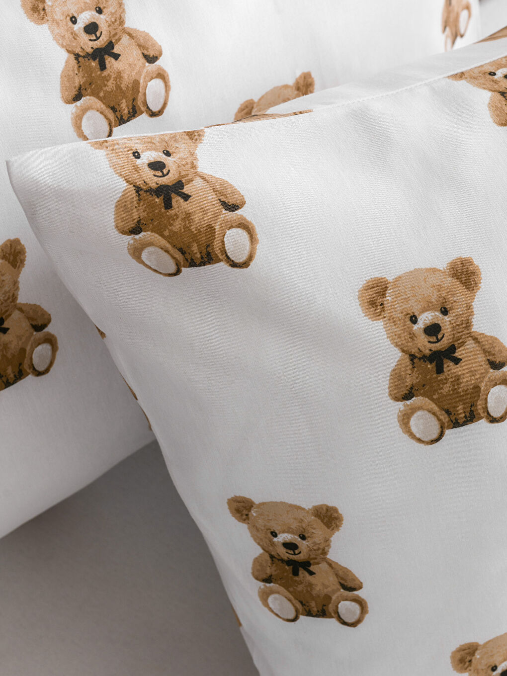 LCW HOME سێتی کەڤەری دووانە پەڕۆی چاپکراوی تێدی بێر -W5AK19Z8-F9C