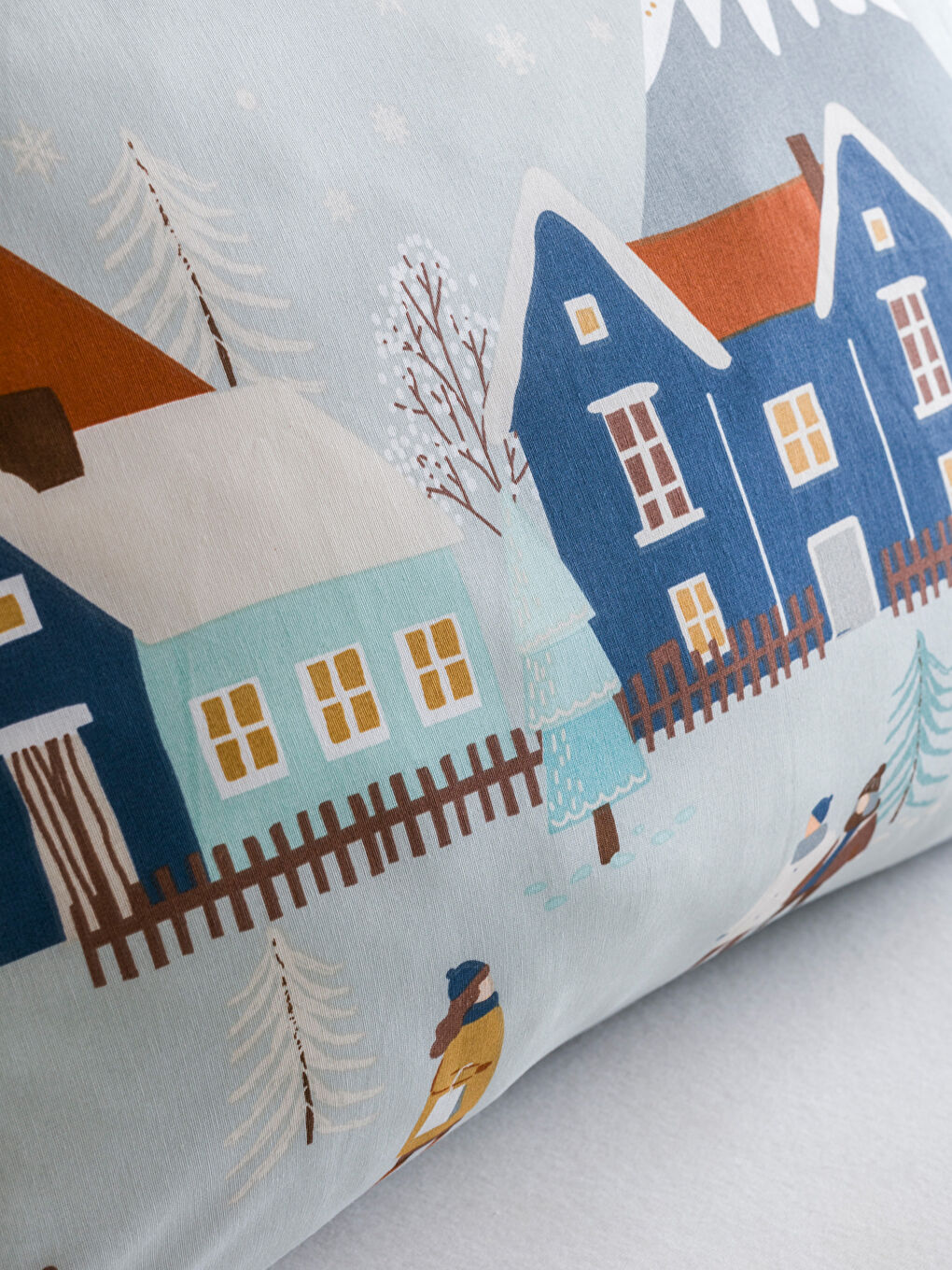 New Year Themed Double-Sided Duvet Cover Set-3
