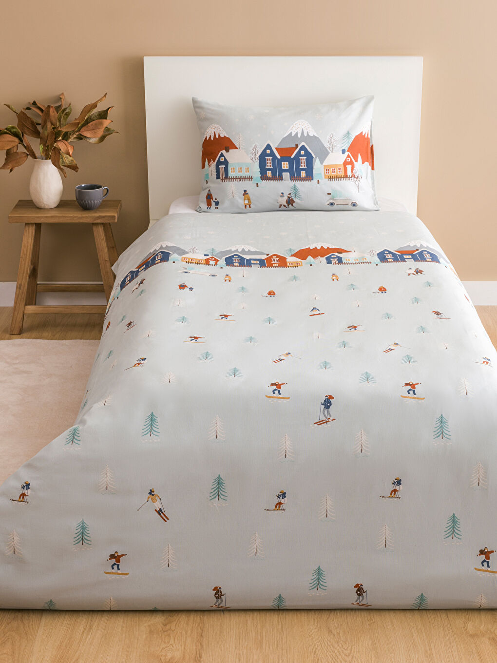 Printed Single Duvet Cover Set