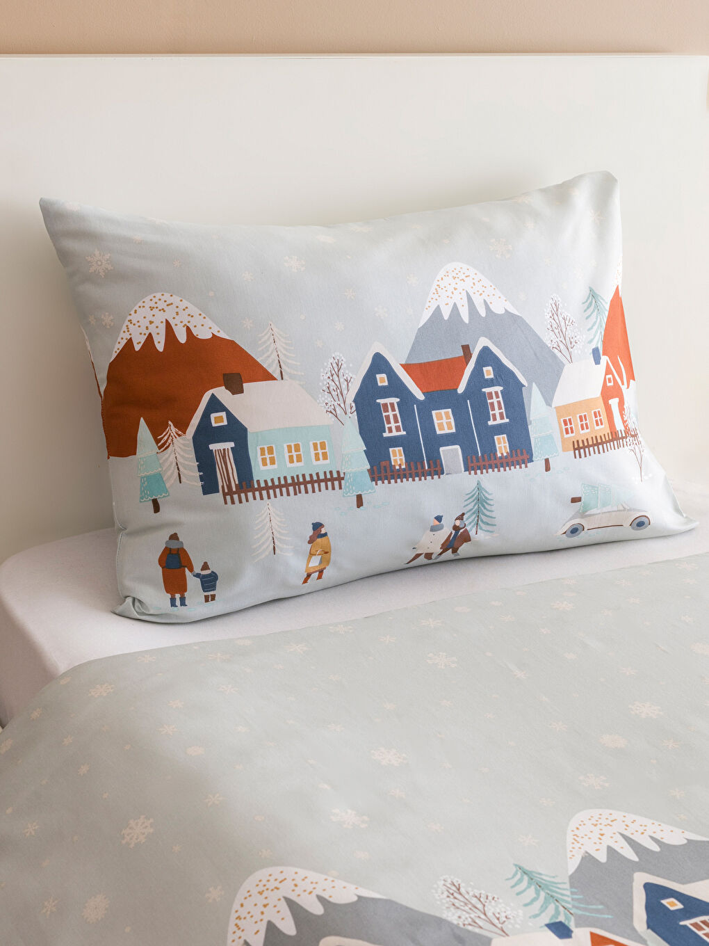 Printed Single Duvet Cover Set-2