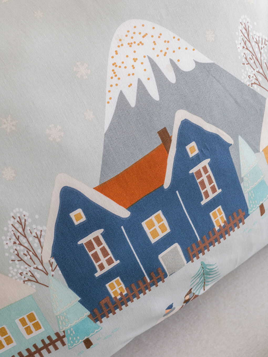 Printed Single Duvet Cover Set-3