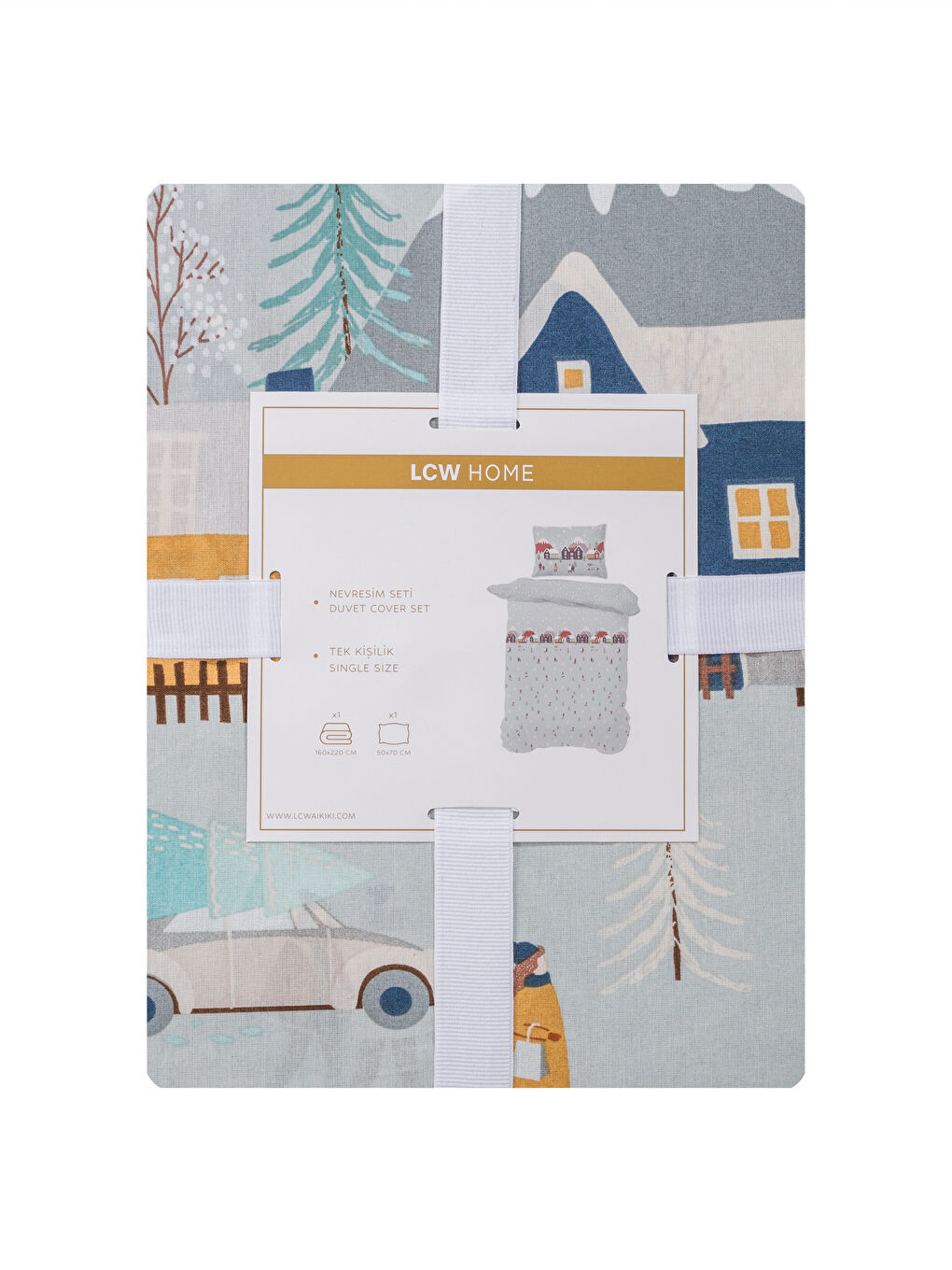 Printed Single Duvet Cover Set-6