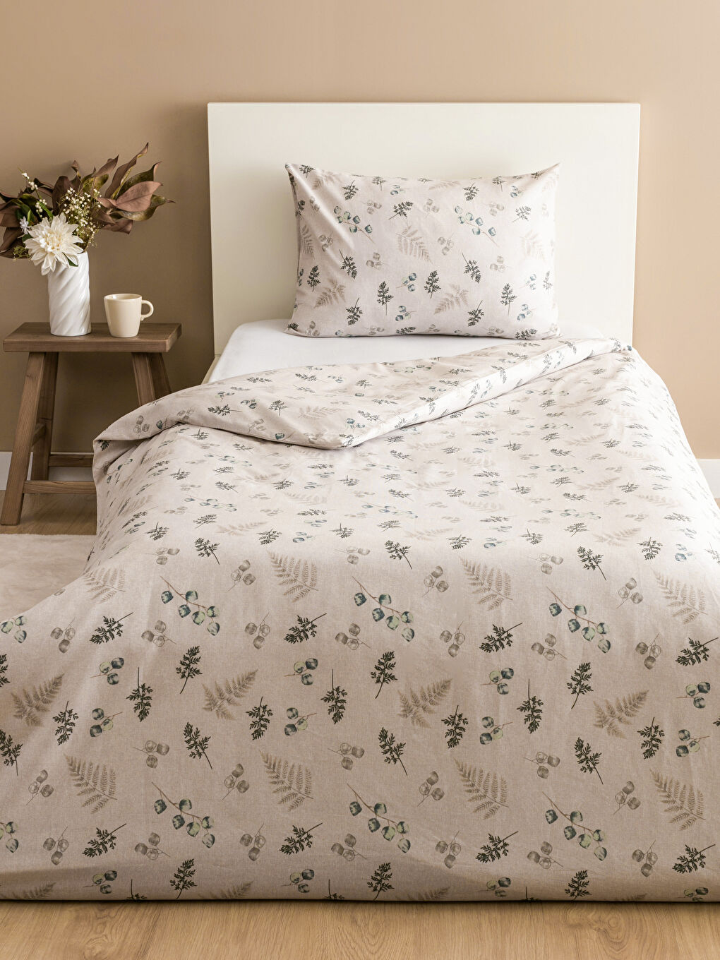 LCW HOME سێتی کەڤەری تاکە پەڕۆی چاپکراو -W5AO93Z8-F9C
