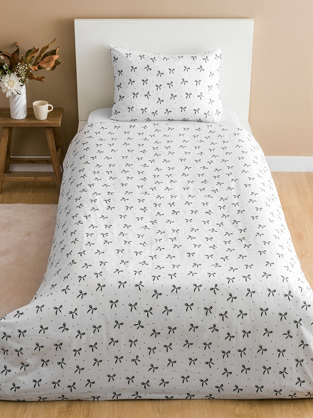 LCW HOME سێتی کەڤەری تاکە پەڕۆ تێكه‌ڵاو -W5AP35Z8-F9C