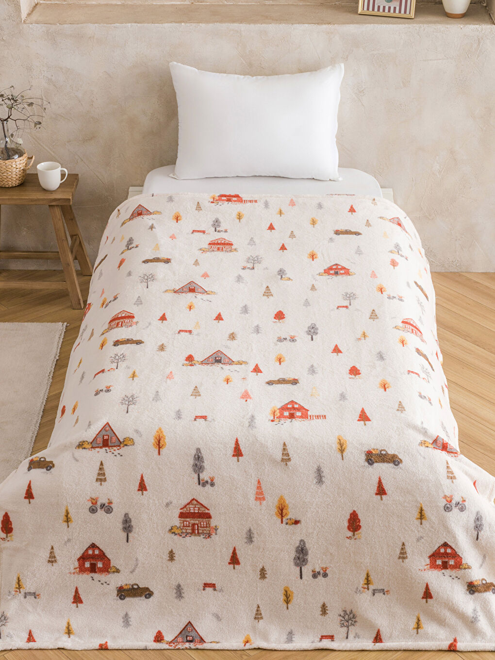 LCW HOME بەتانی تاک چاپکراو 150x220 cm -W5AQ07Z8-YJ9