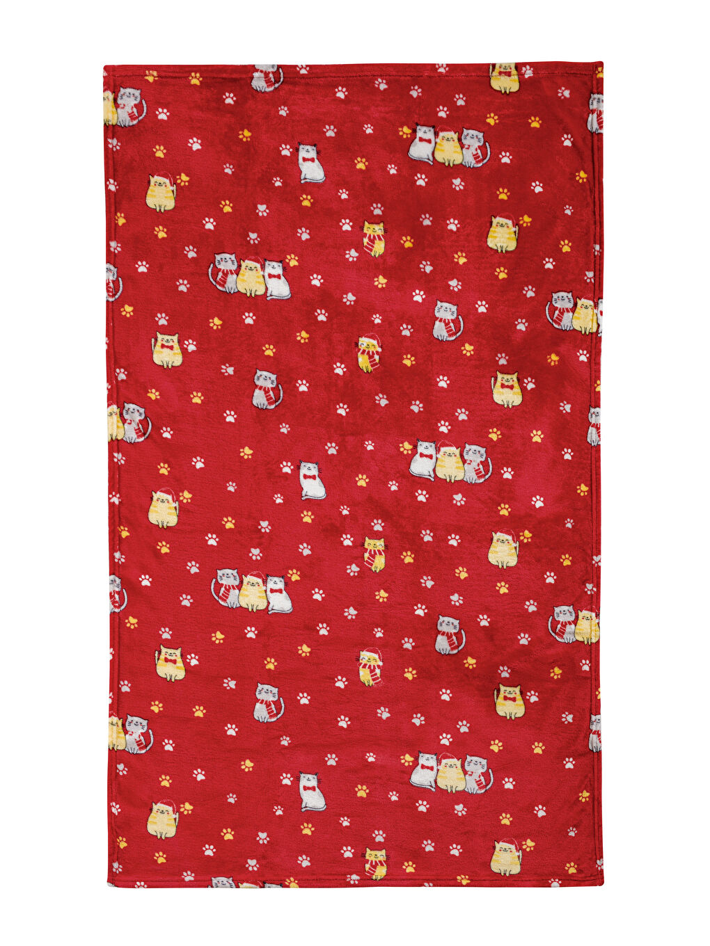 Ćebe za TV sa štampom mačke 100x150 cm-4