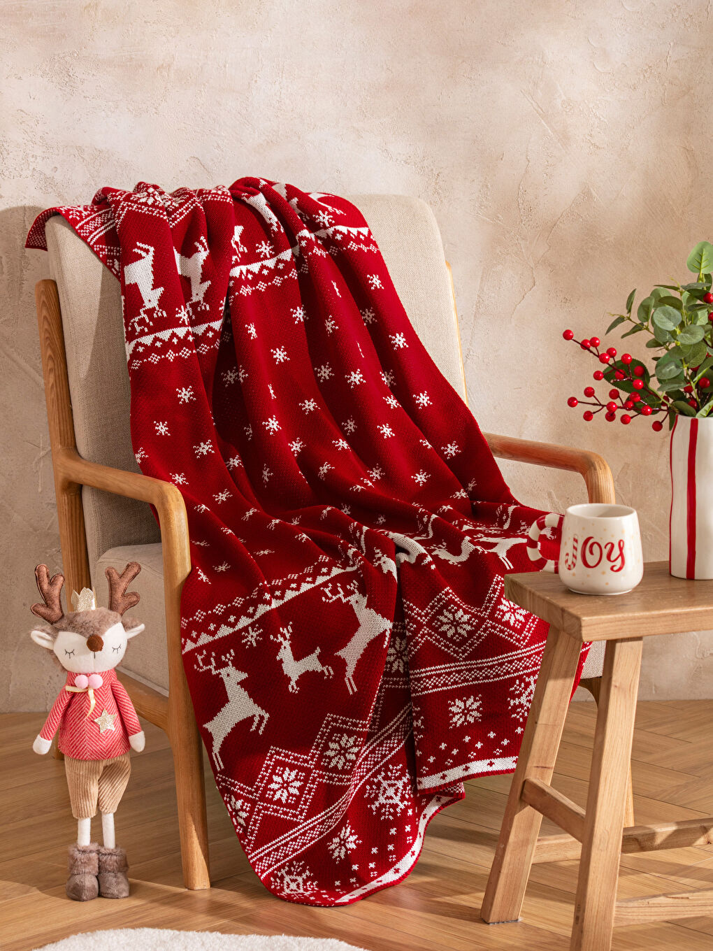 Christmas Themed TV Blanket 100x150 cm