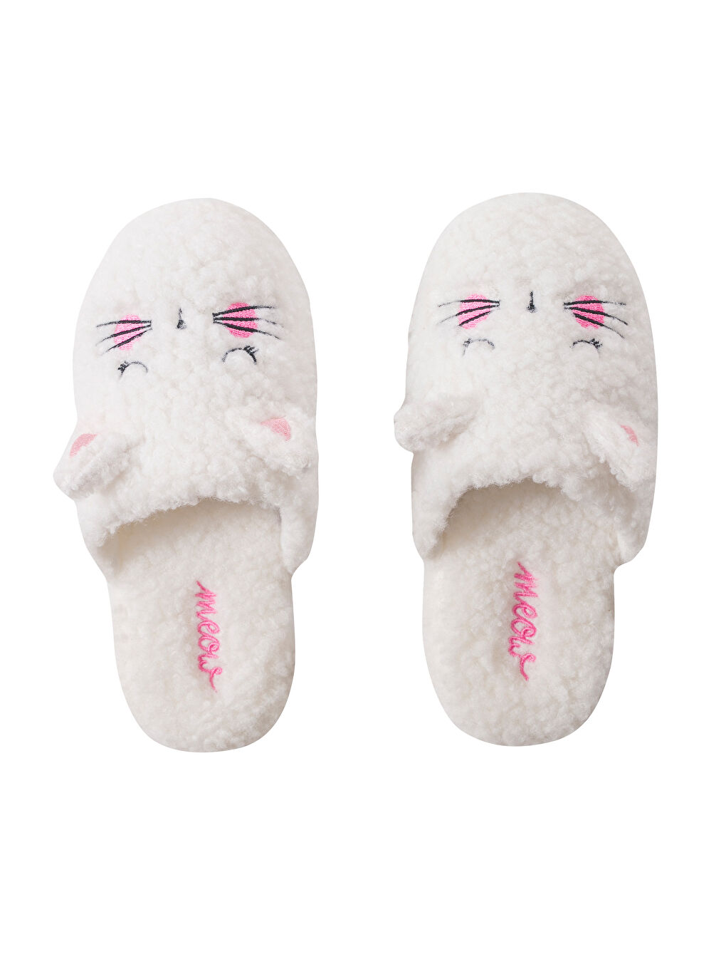 Woman WHITE Home Slippers-5