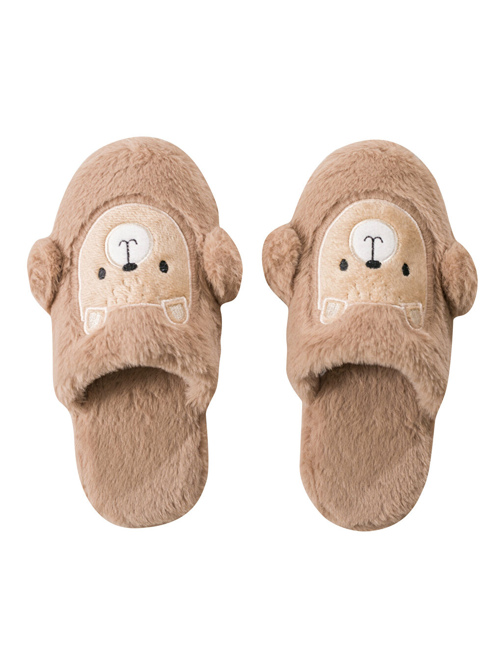 Bear Teddy Embroidered Women's Home Slippers-5