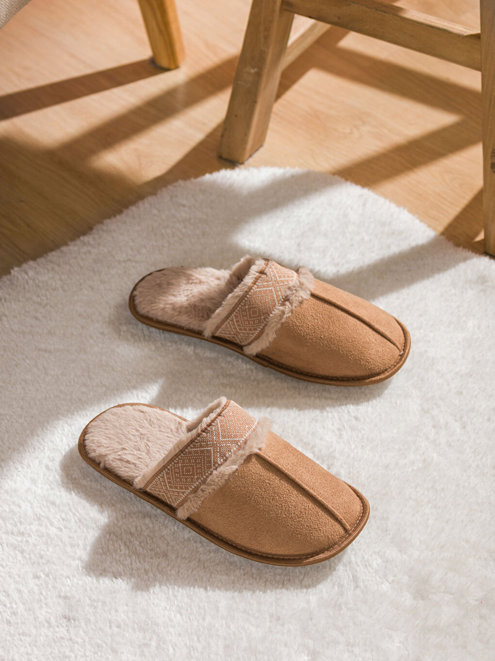 Suede-Look Women's Home Slippers-1