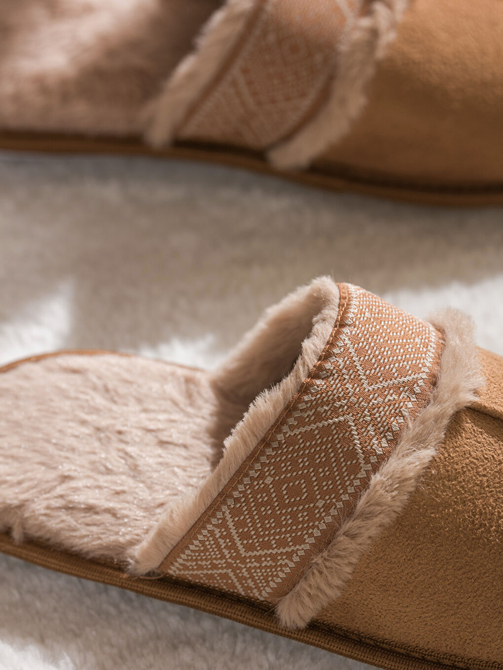 Suede-Look Women's Home Slippers-2