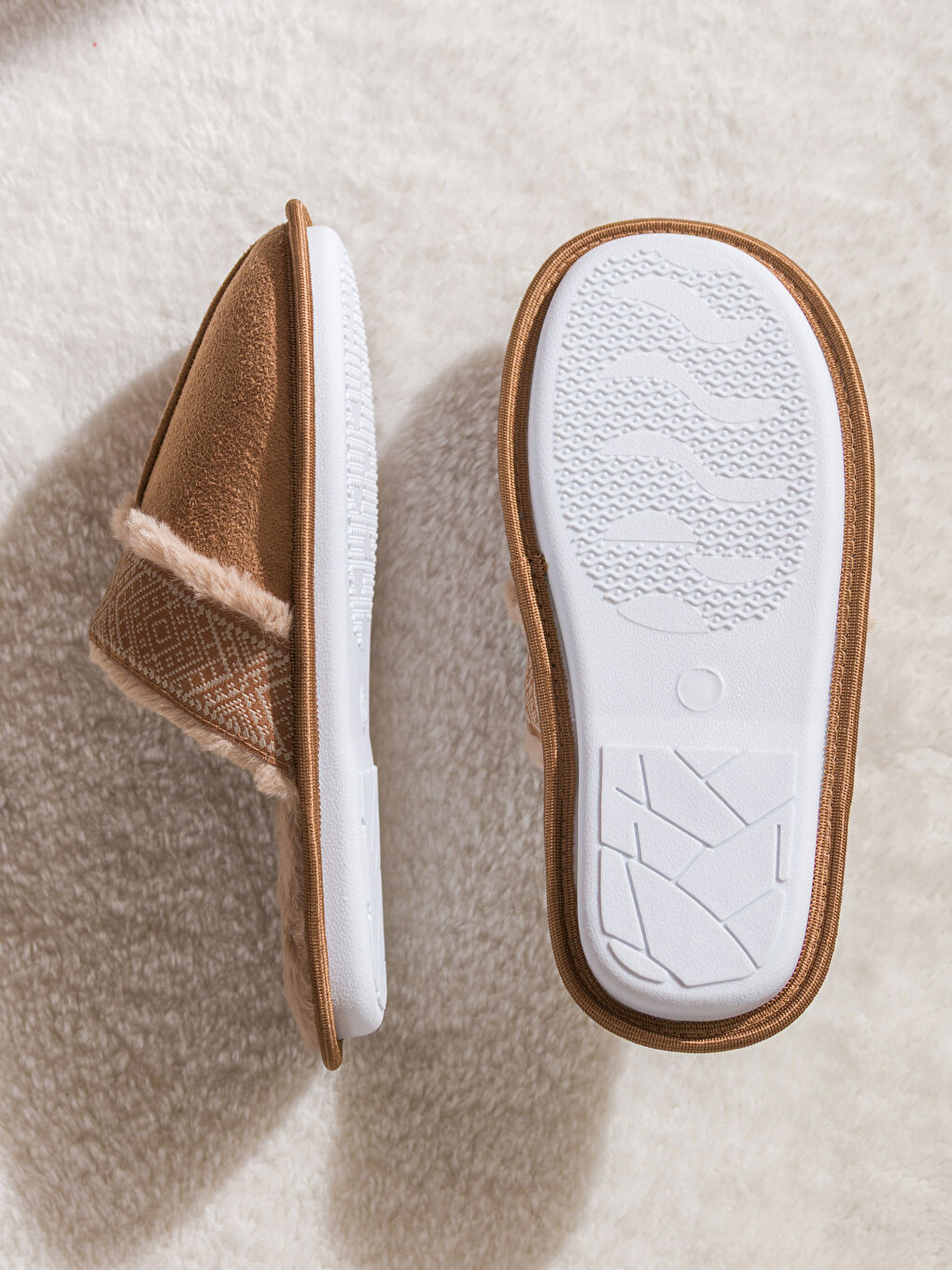 Suede-Look Women's Home Slippers-3