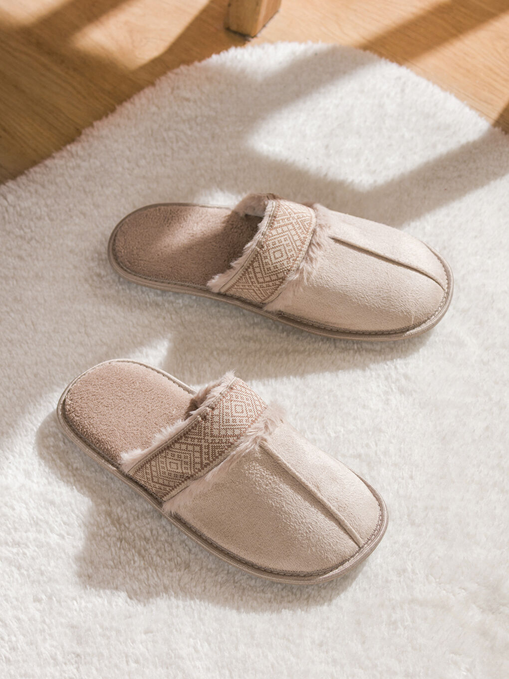 Suede-Look Women's Home Slippers-1