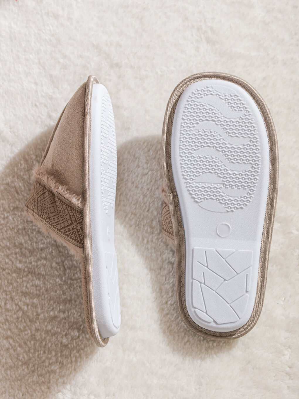 Suede-Look Women's Home Slippers-3