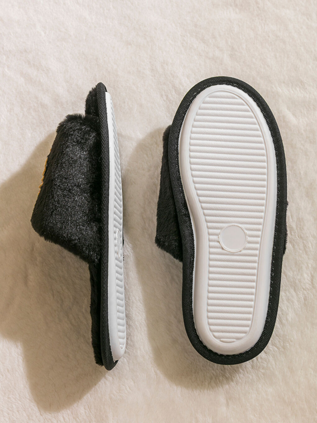 Woman BLACK Home Slippers-3