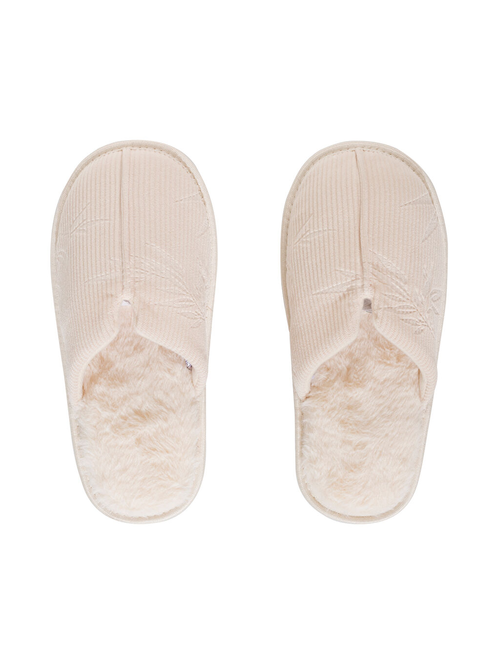 Woman BEIGE Home Slippers-5