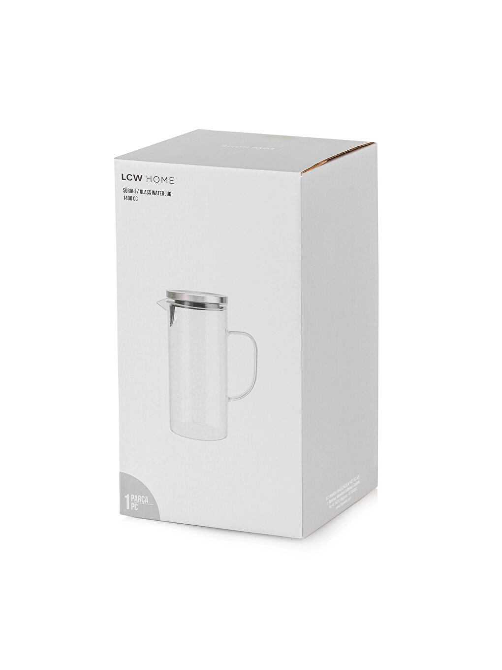 Metal Lid Glass Pitcher 1400 ml-3