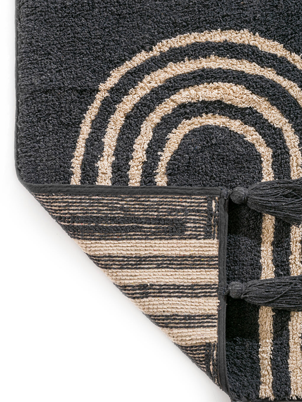 LCW HOME Tasseled Bath Mat 50x80 Cm -W5AV02Z8-LQ9