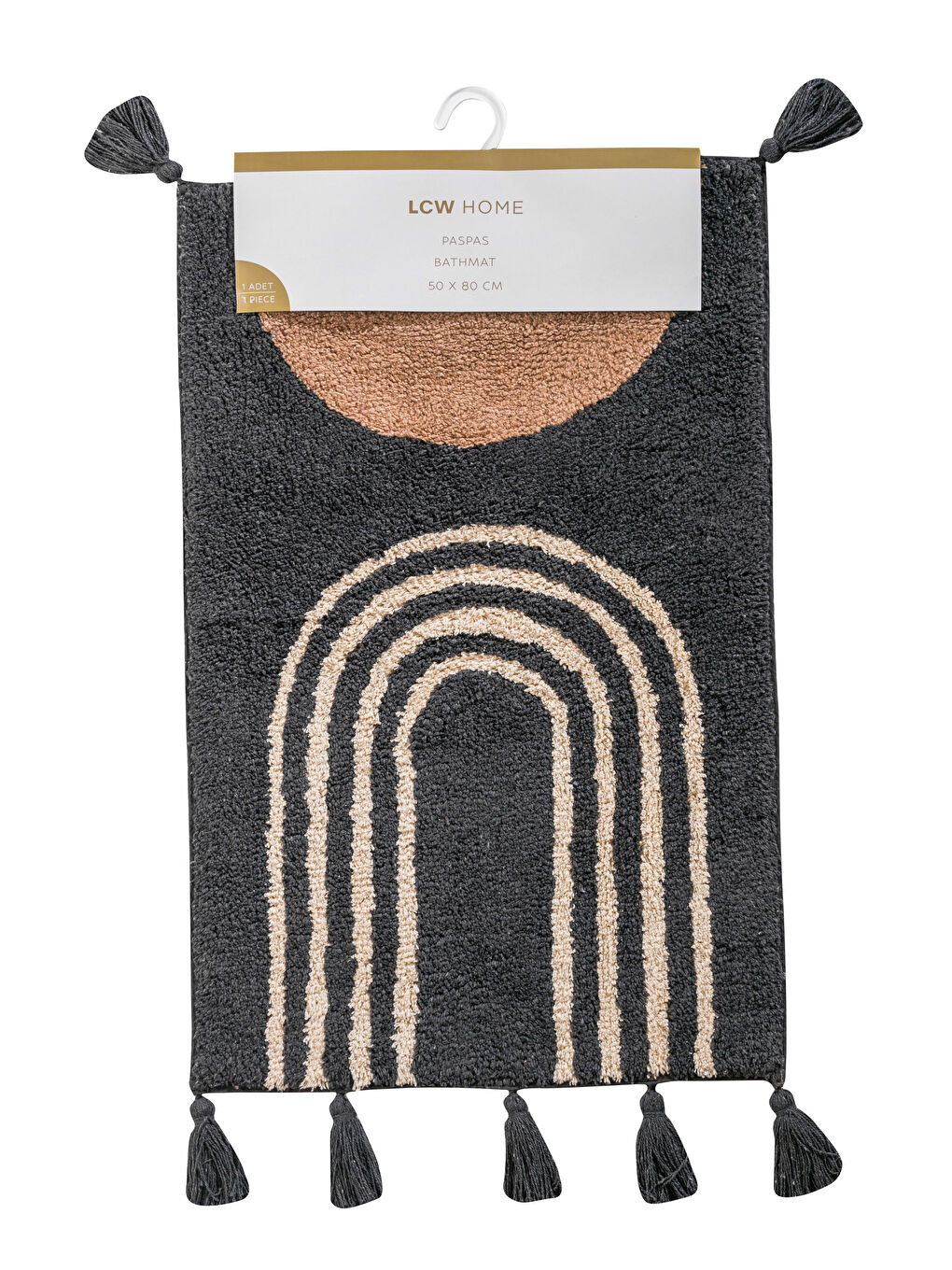 LCW HOME Tasseled Bath Mat 50x80 Cm -W5AV02Z8-LQ9