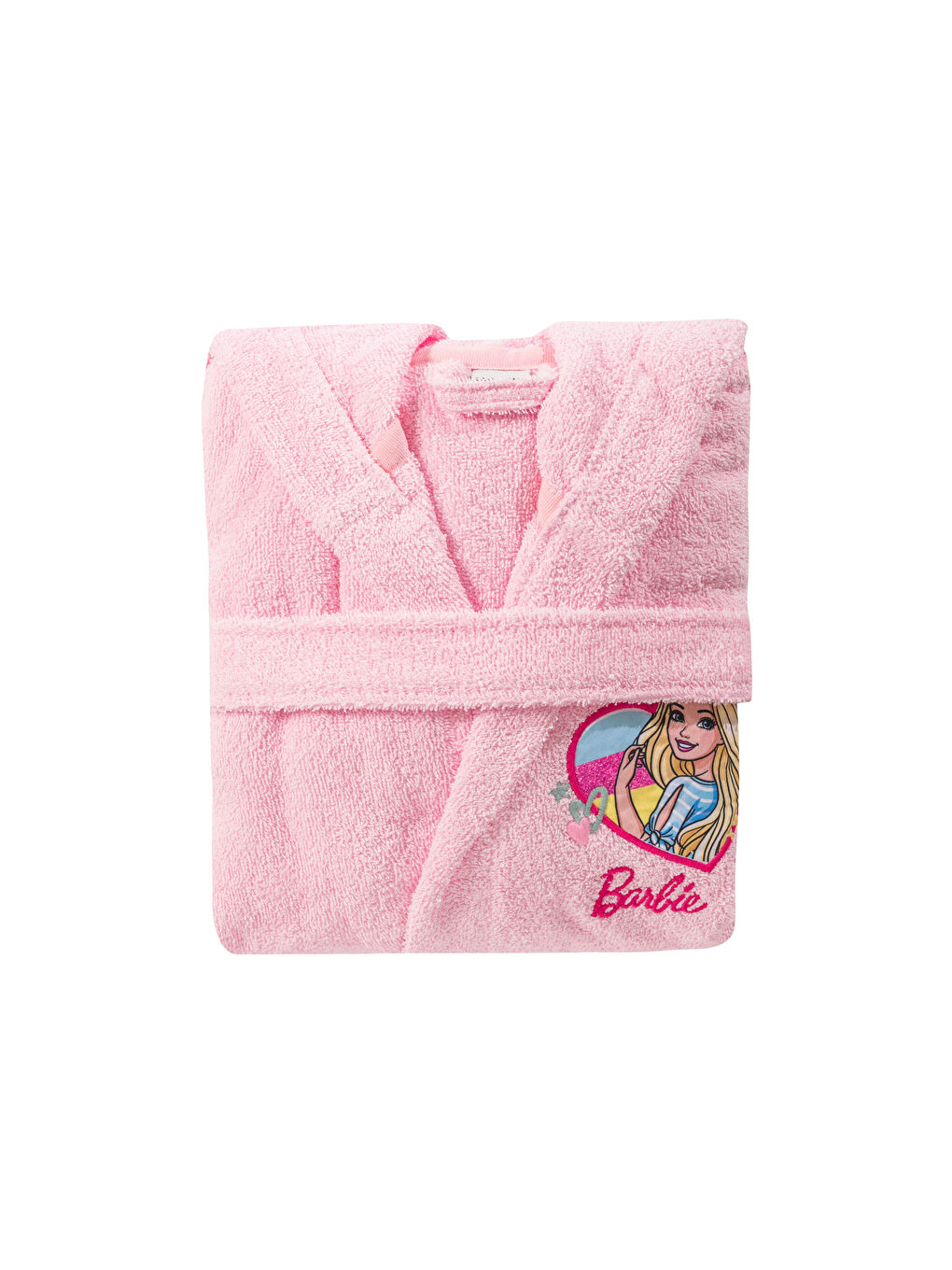Barbie Embroidered Girls' Bathrobe -W5BB37Z4-JH4