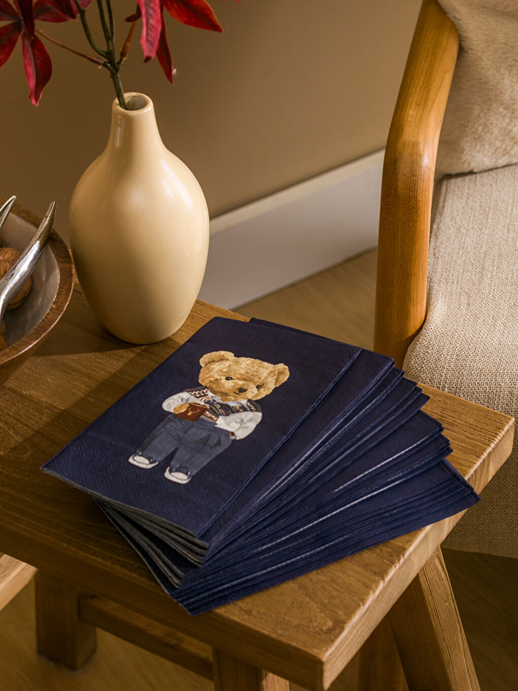 Teddy Bear Printed Paper Napkins 20 Pieces-1