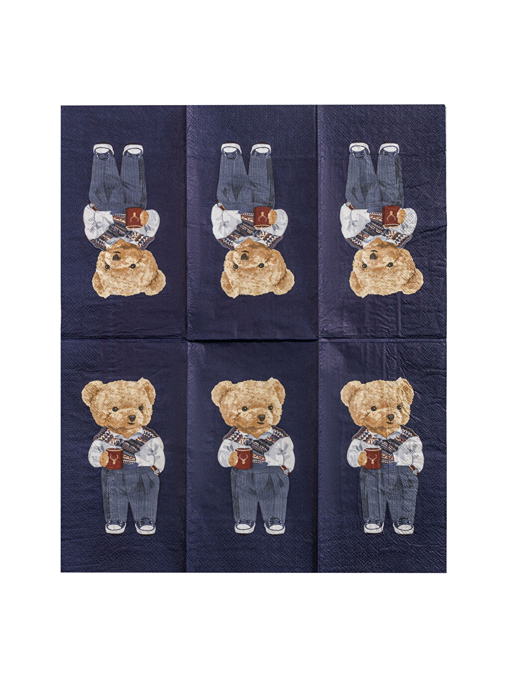 Teddy Bear Printed Paper Napkins 20 Pieces-3