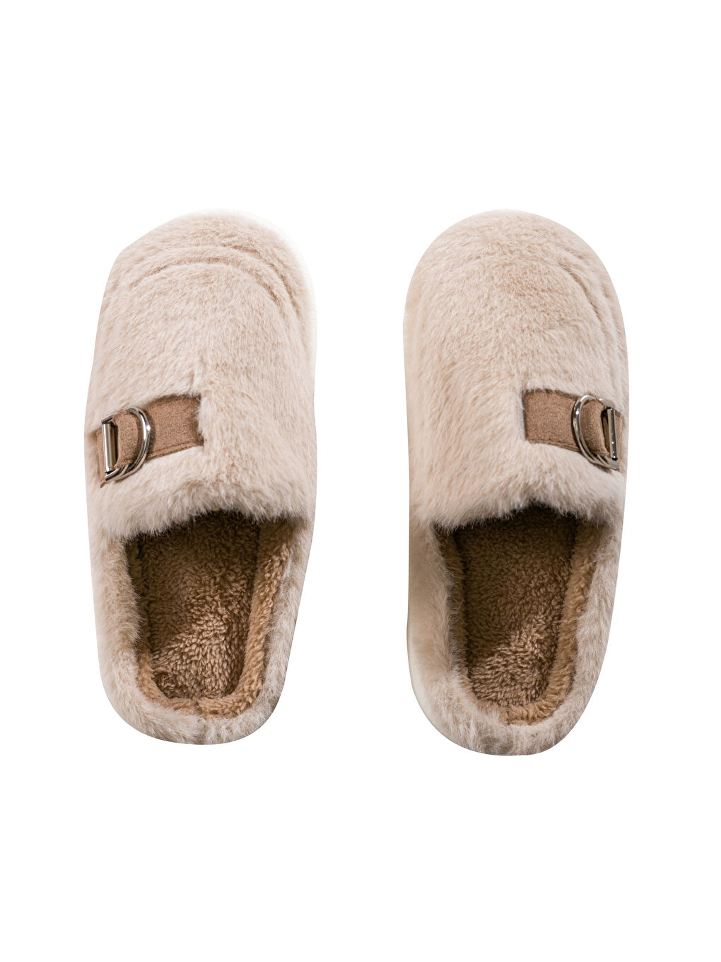 Closed Front Plush Women's House Slippers-5