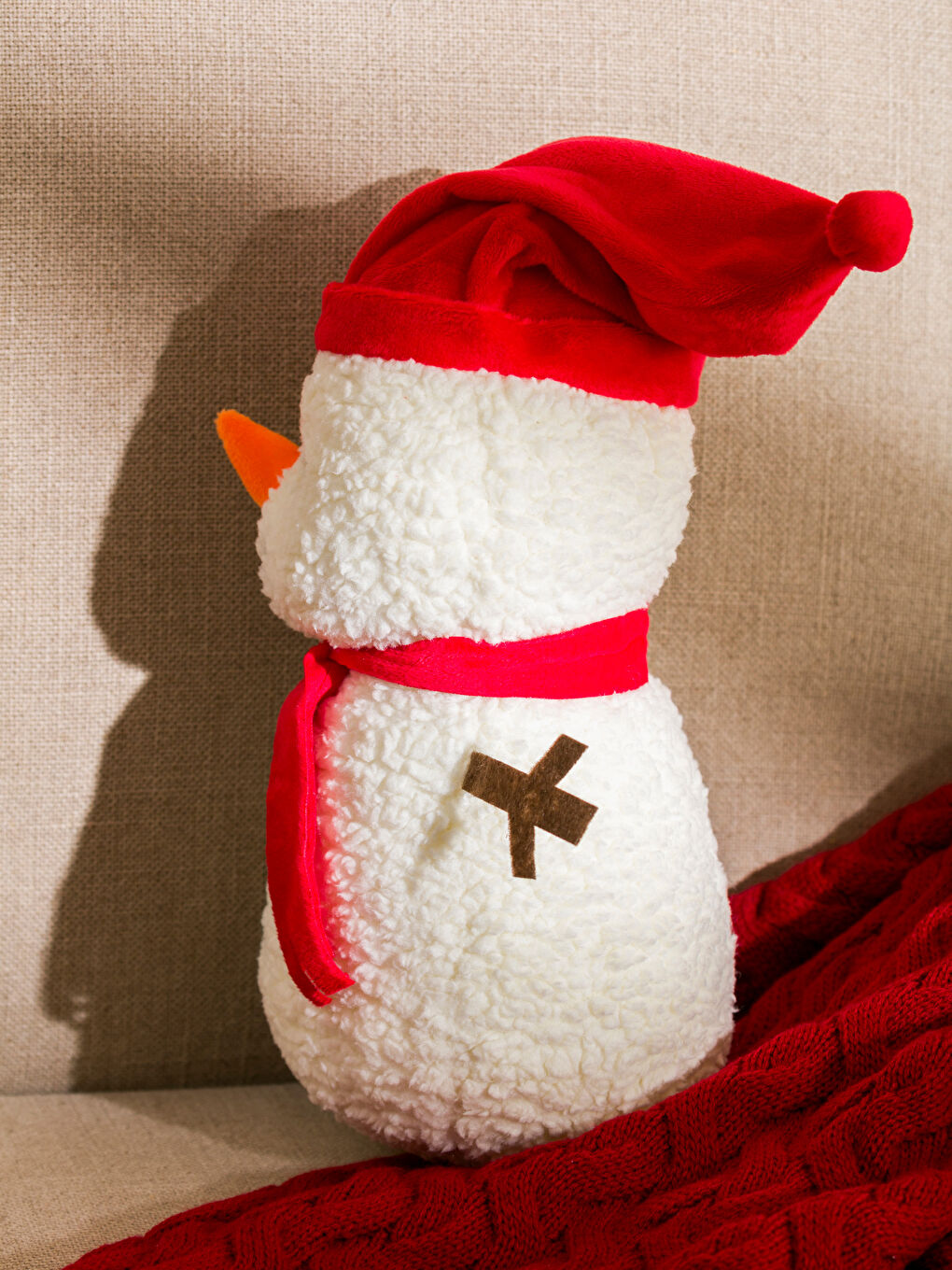 Snowman Figured Baby Cushion 40 cm-2