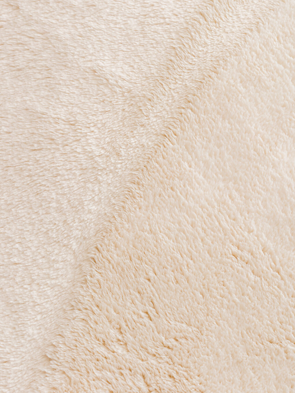 Bej Çift Kişilik Pelüş Battaniye 200x220 cm-2