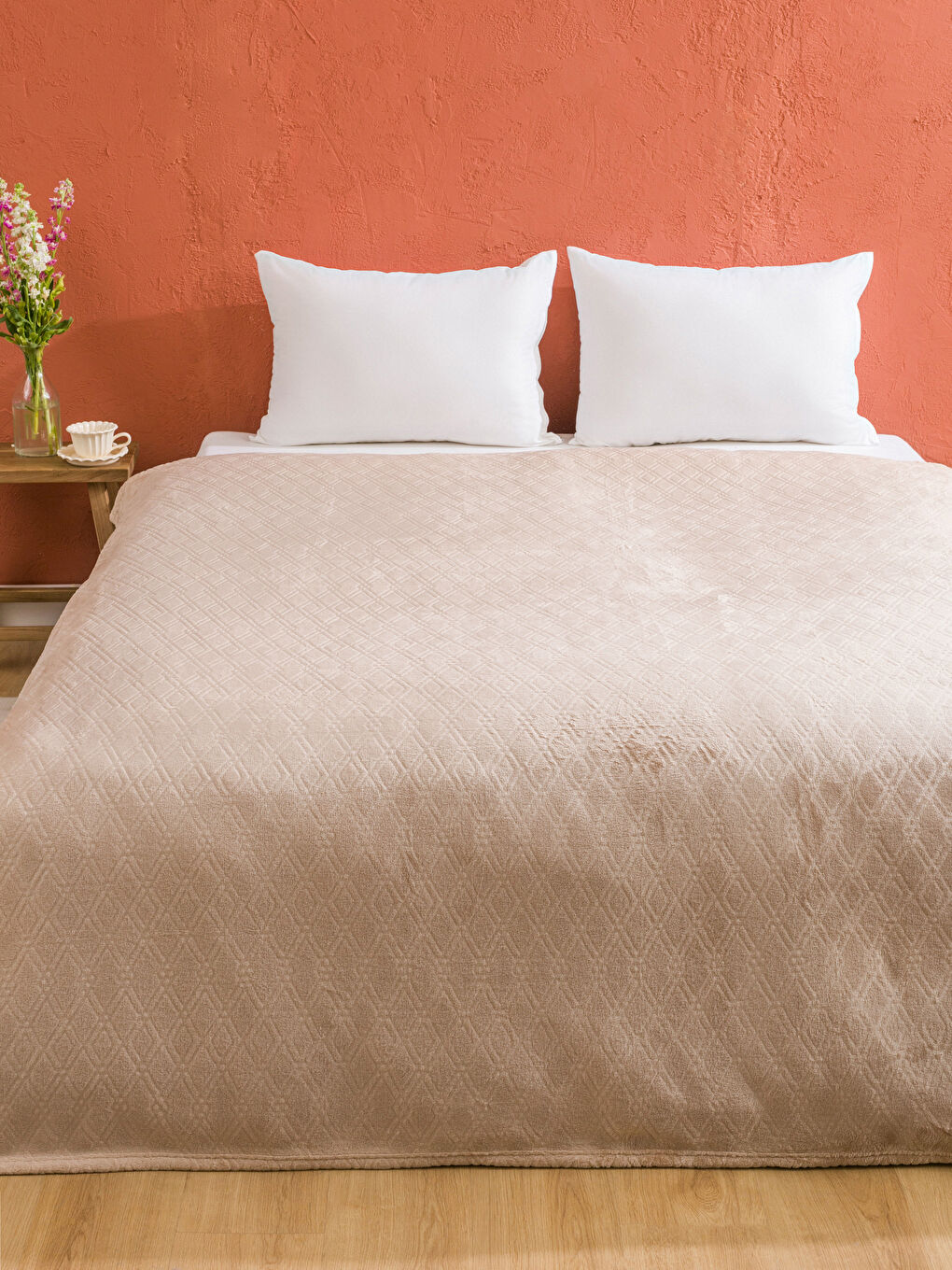 BEIGE Double Blanket -W5BN88Z8-FT0