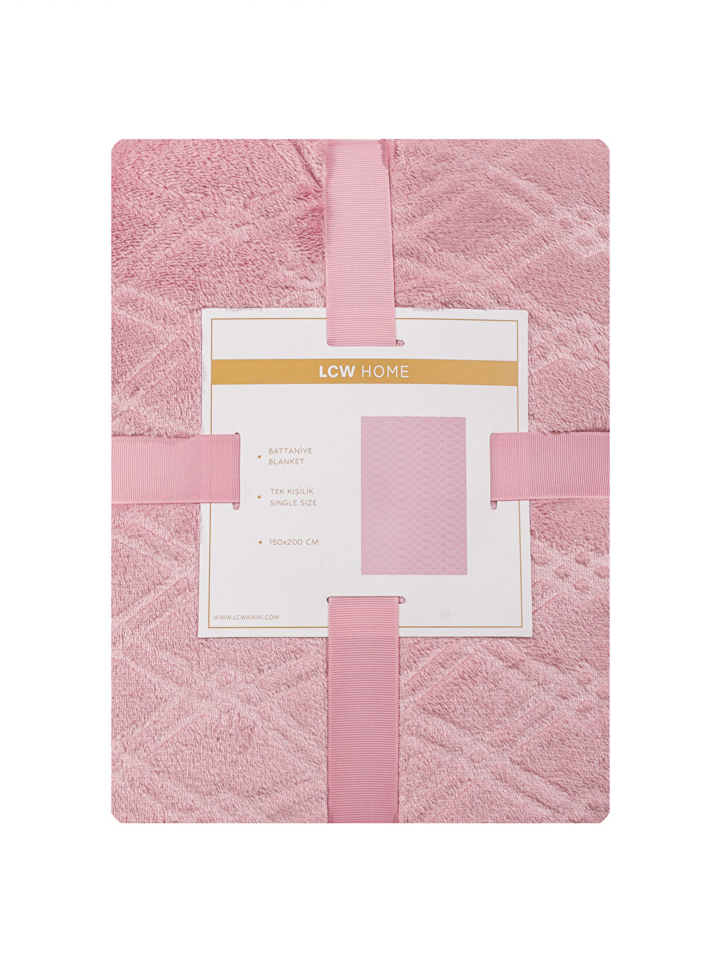 LCW HOME Patterned Single Blanket 150x200 Cm -W5BN89Z8-ERU