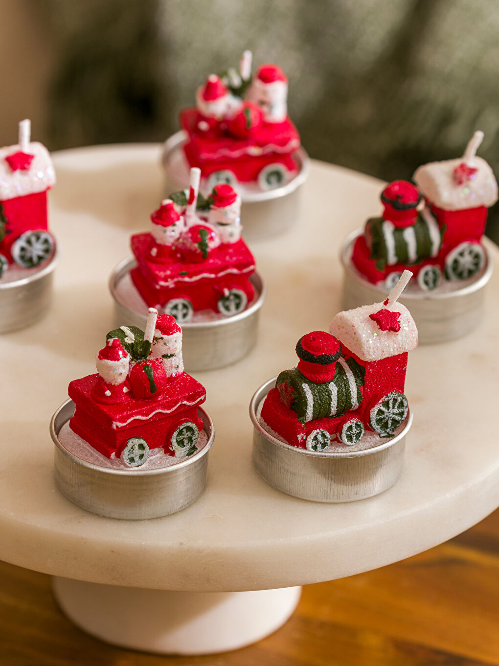 Christmas Themed Decorative Candle 6-pack-2