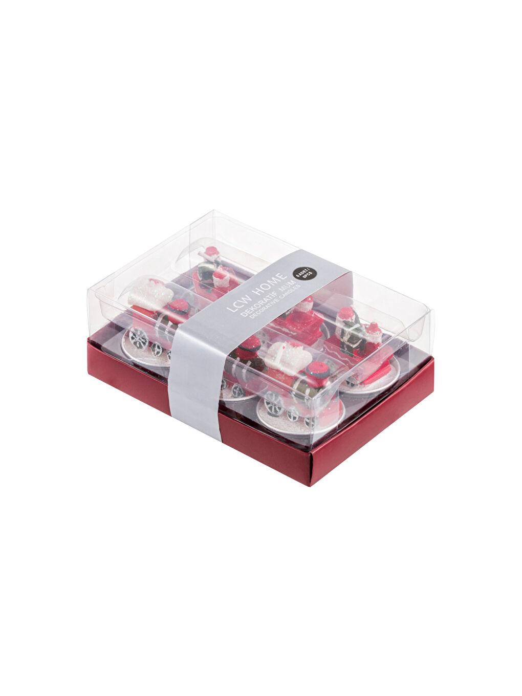 Christmas Themed Decorative Candle 6-pack-3