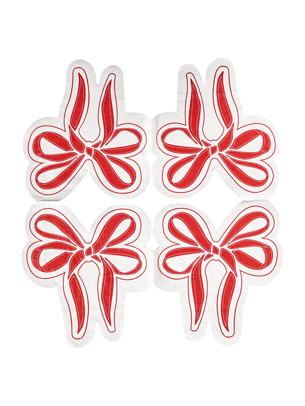 Bow Patterned Paper Napkin 20-Pack-3