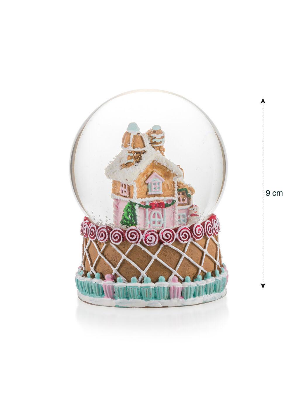 Christmas Themed Snow Globe 9 cm-4