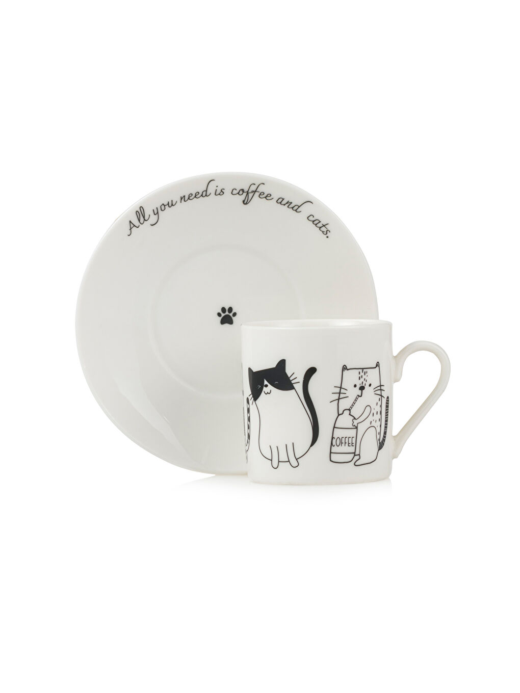 BLACK Coffee Cup Set-4