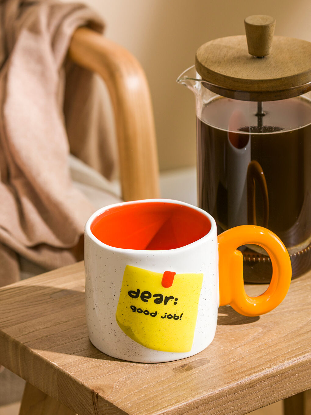 LCW HOME Text Printed Ceramic Mug 450 ml -W5BY29Z8-M0T