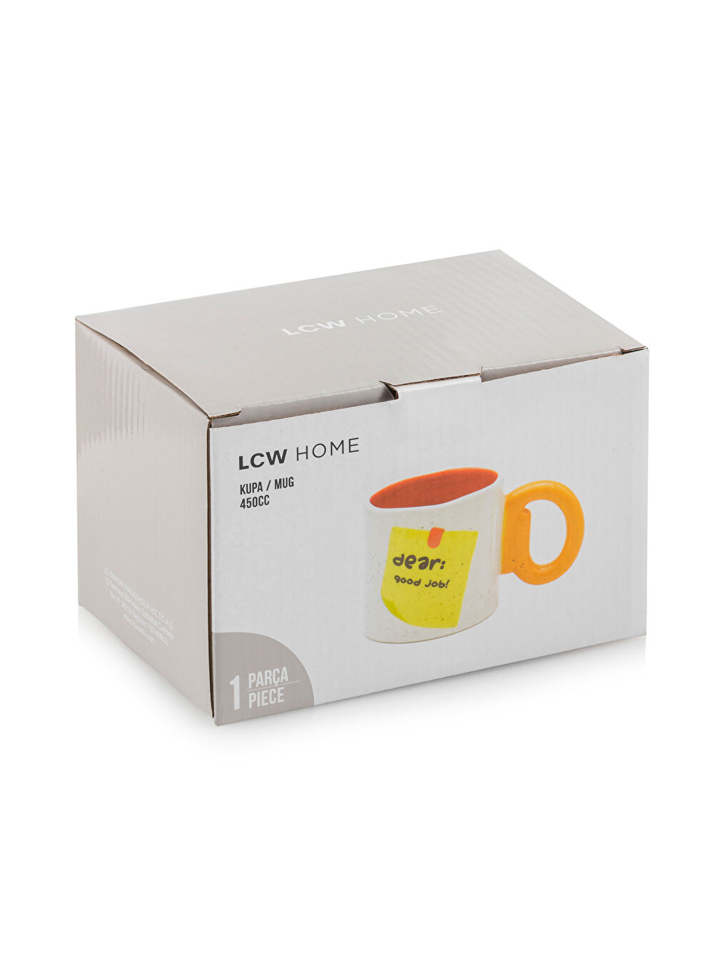 LCW HOME Text Printed Ceramic Mug 450 ml -W5BY29Z8-M0T