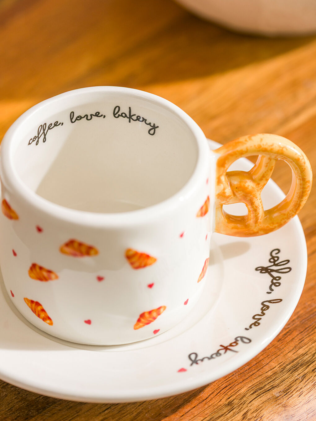 Karışık Baskılı 2 Kişilik Porselen Kahve Fincan Takımı 100 ml-2