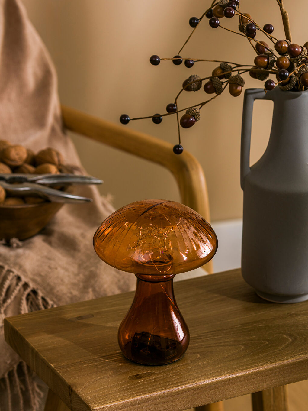 Kahverengi Dekoratif Led Işık 18 cm-1