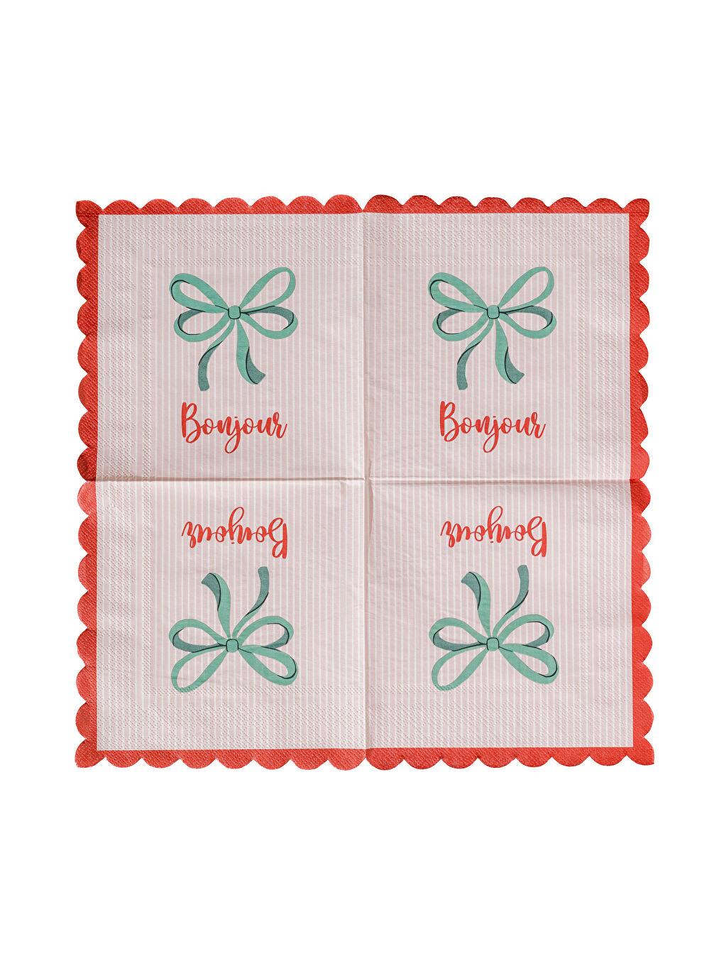 Bow Printed Paper Napkin 20 Pack-3