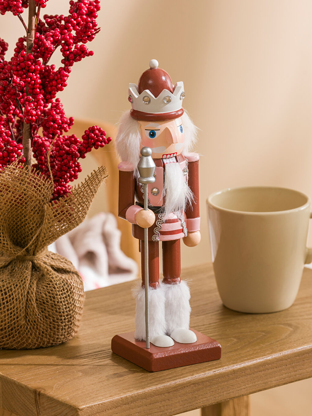 Nutcracker Figured Wooden Figurine 25 Cm