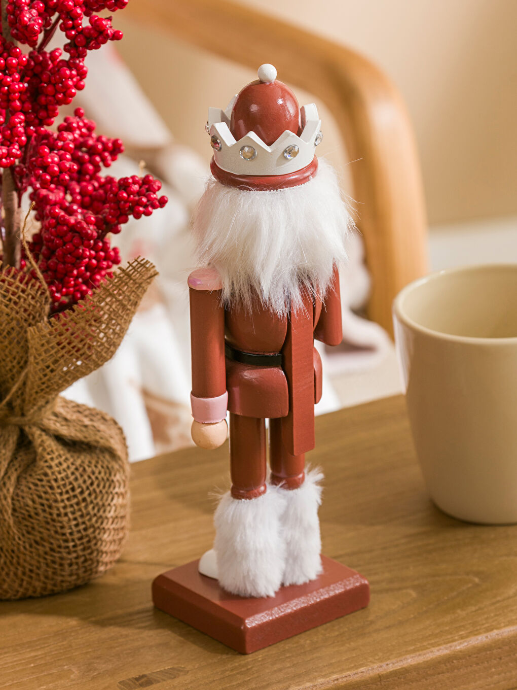 Nutcracker Figured Wooden Figurine 25 Cm-1