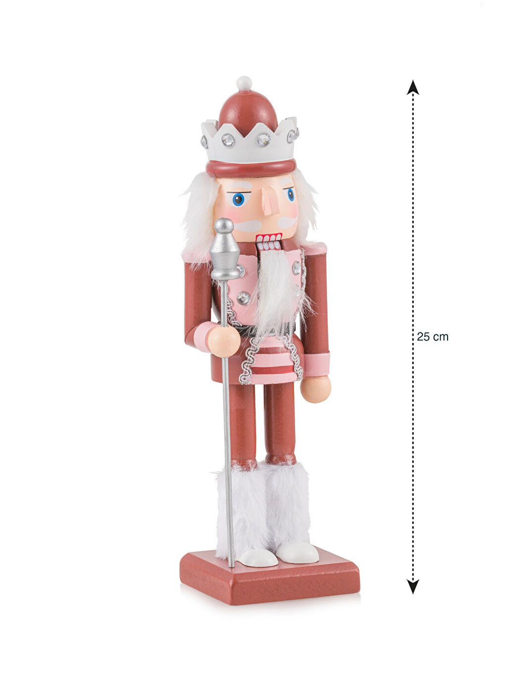 Nutcracker Figured Wooden Figurine 25 Cm-3