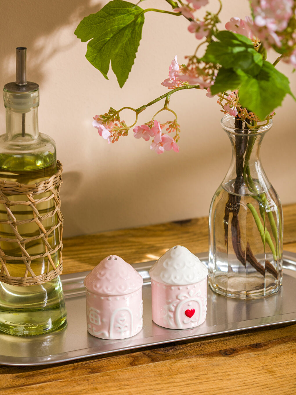 PINK Salt & Pepper Shakers