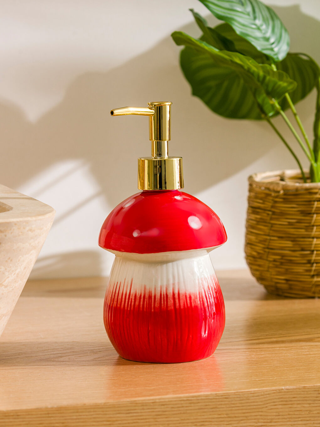 RED Liquid Soap Dispenser