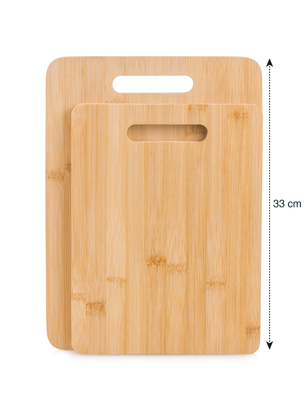 Kahverengi Ahşap Kesme Tahtası 2'li-3