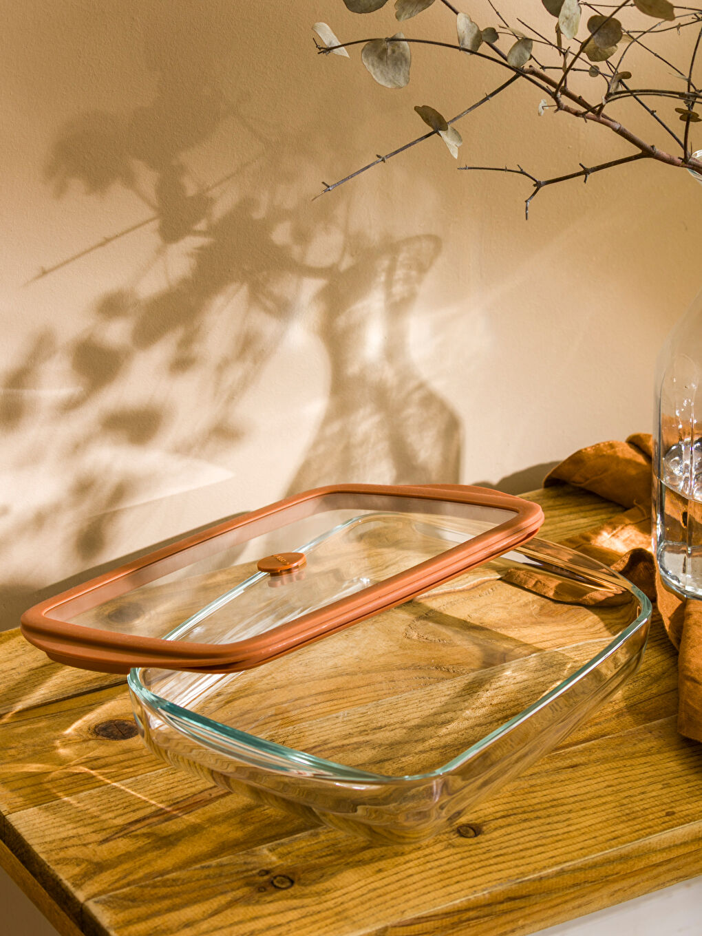 Renksiz Cam Fırın Kabı 28 cm-1