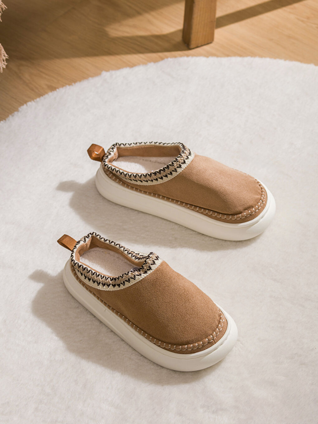 Suede-Look Women's Home Slippers-1