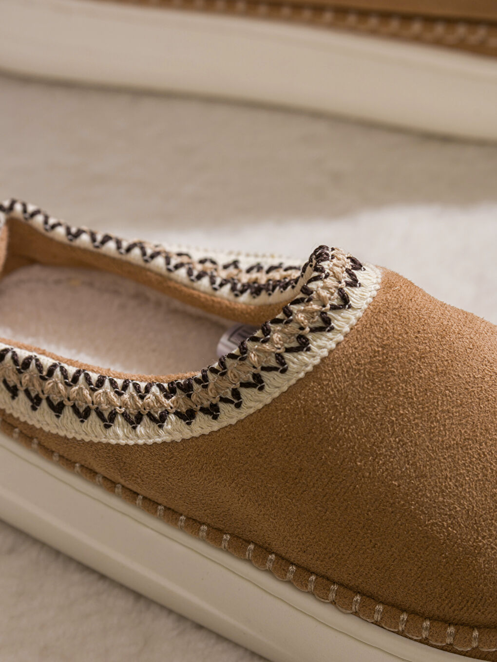 Suede-Look Women's Home Slippers-2